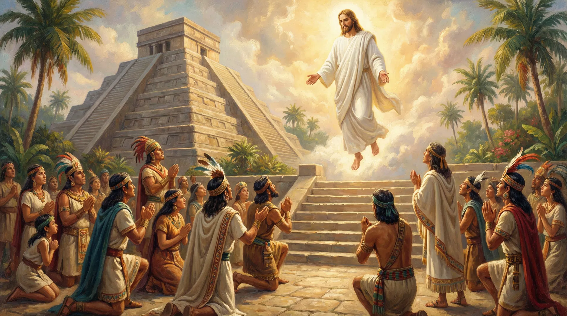 Christ Appears, Teaches Baptism and His Doctrine