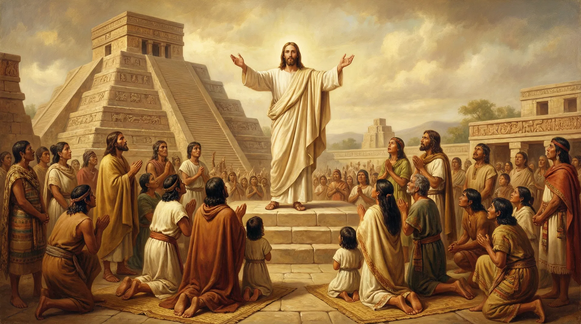 Christ teaches of the Abrahamic covenant and gathering of Israel.