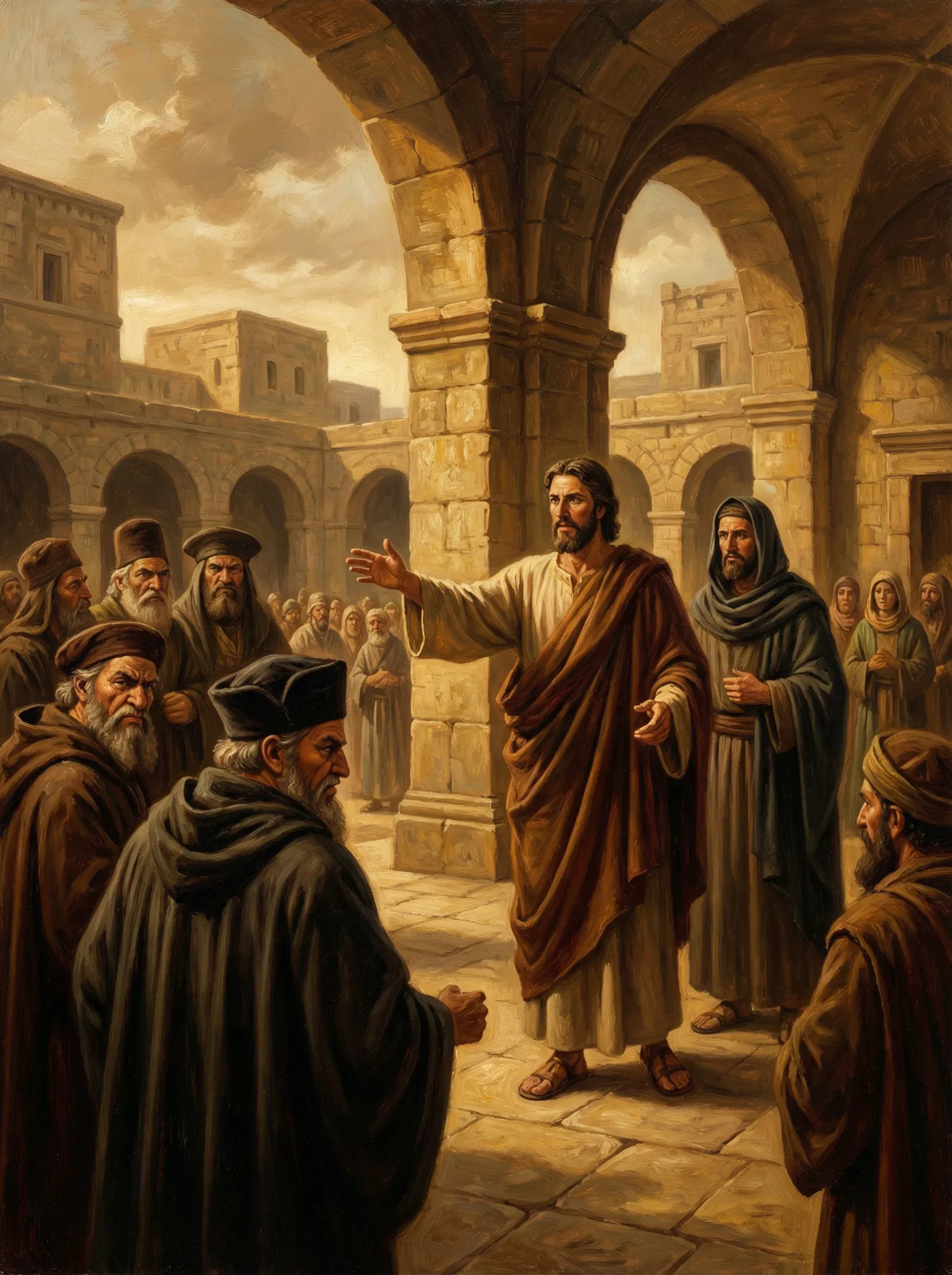 Amulek Testifies; Righteous Prayers Spare People; Lawyers Condemned