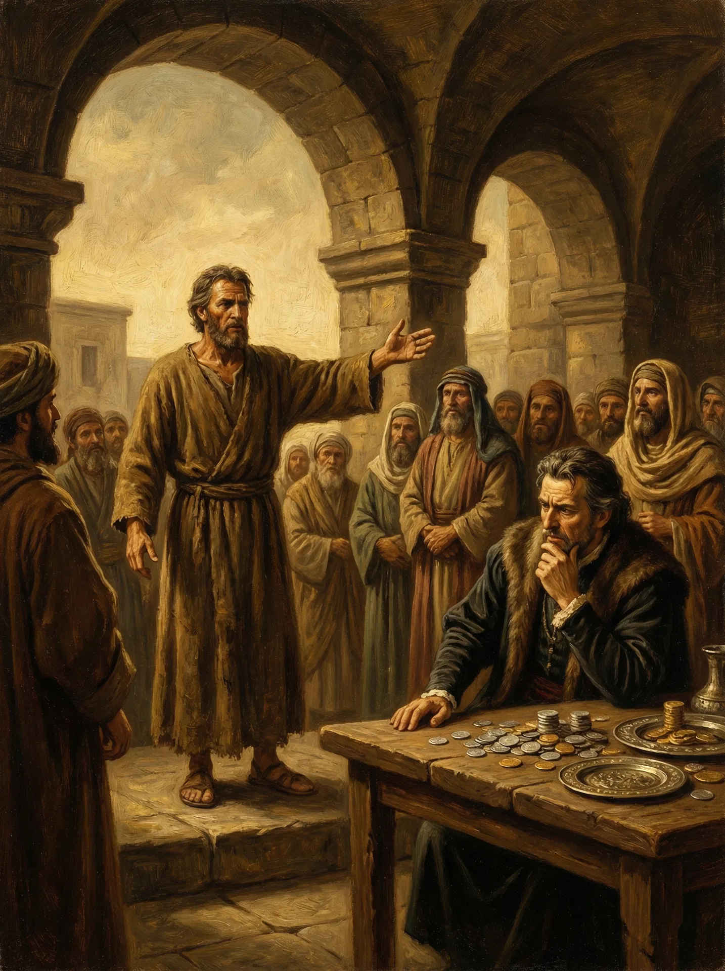 Amulek Confronts Zeezrom; Nephite Monetary System Explained