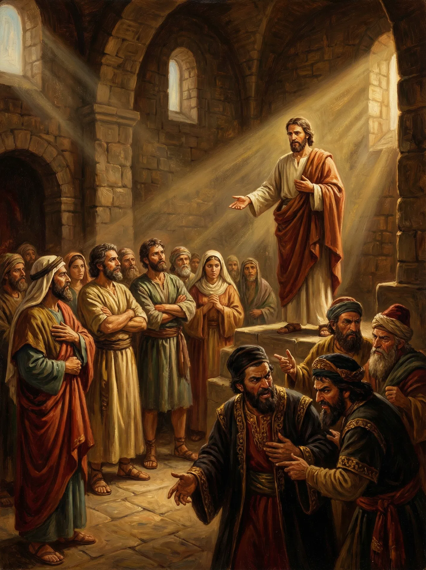 Aaron Preaches to Lamanites; Imprisoned; Lamoni Grants Freedom