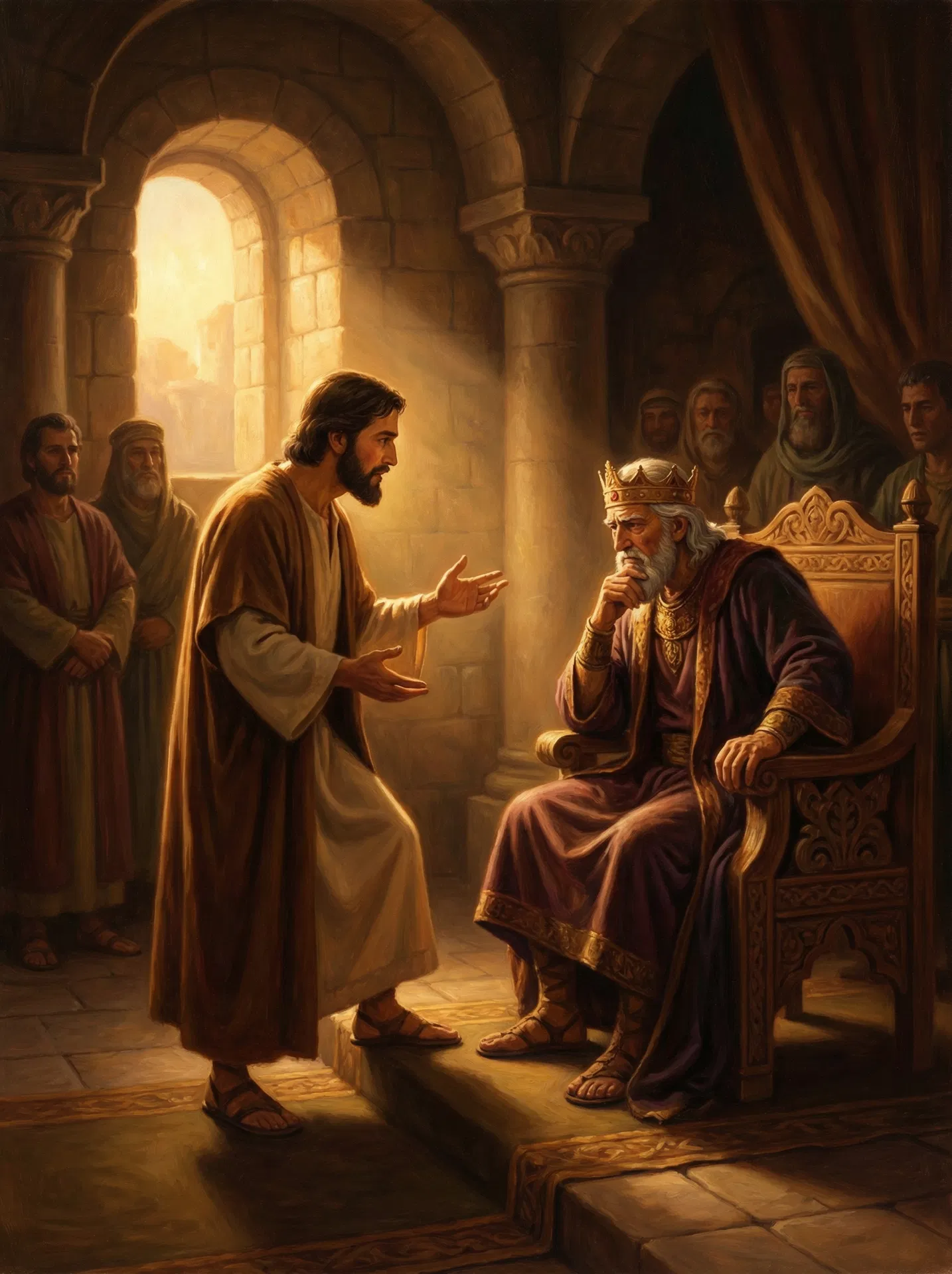 Aaron Teaches Lamoni's Father; Plan of Redemption Revealed