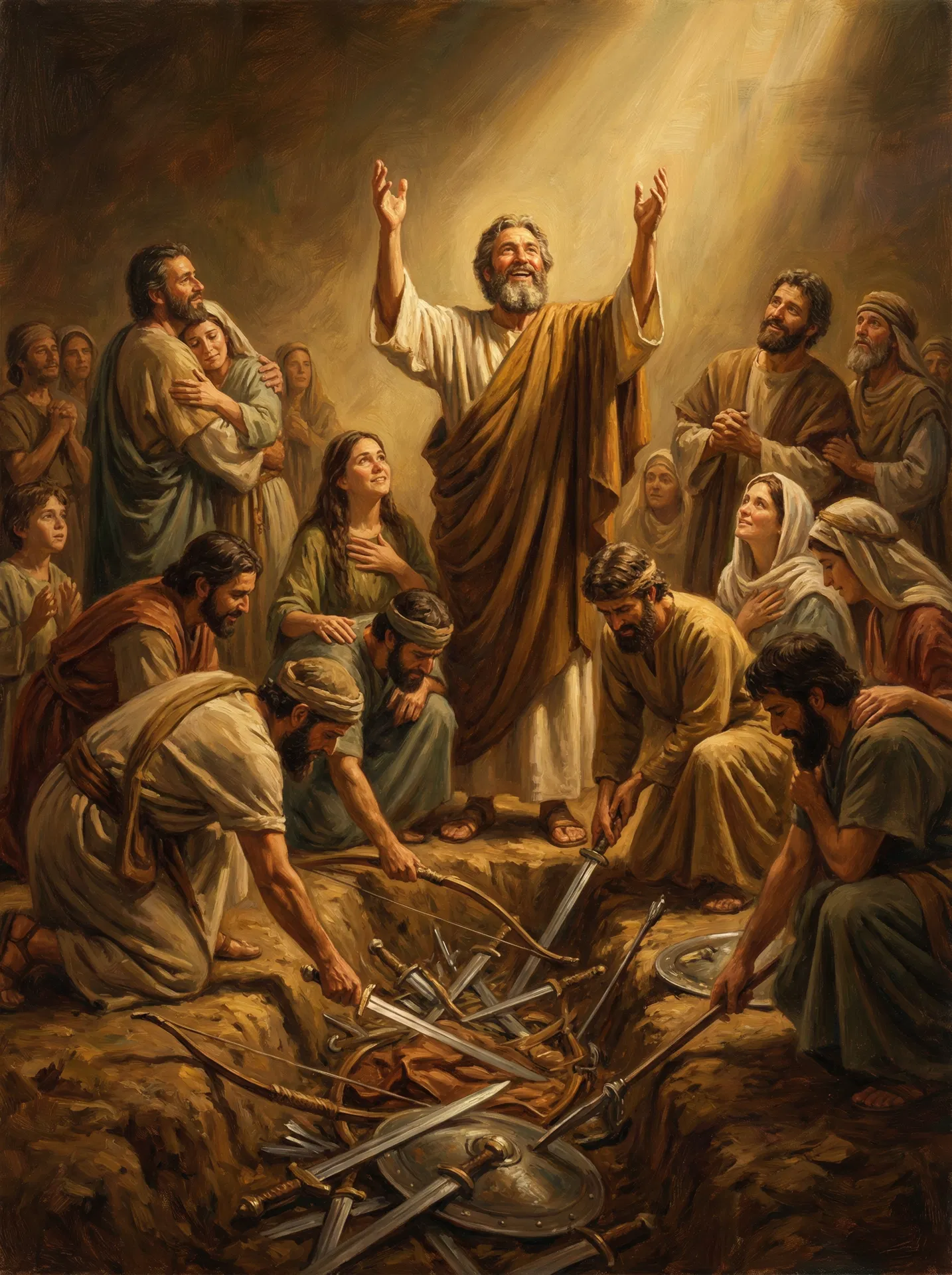 Ammon glories in God for Lamanite conversions