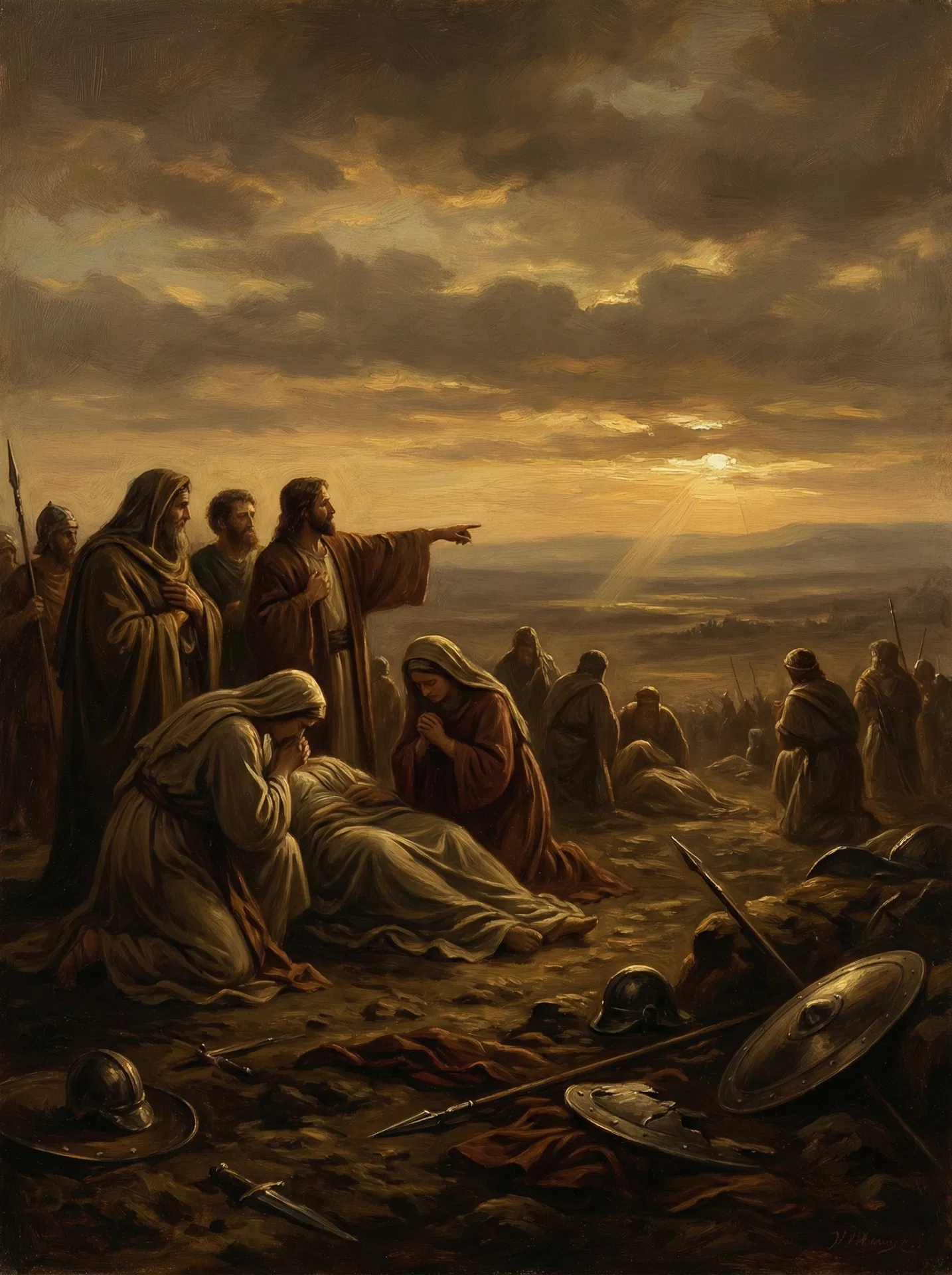 Great Battle, Mourning, and Hope of Resurrection