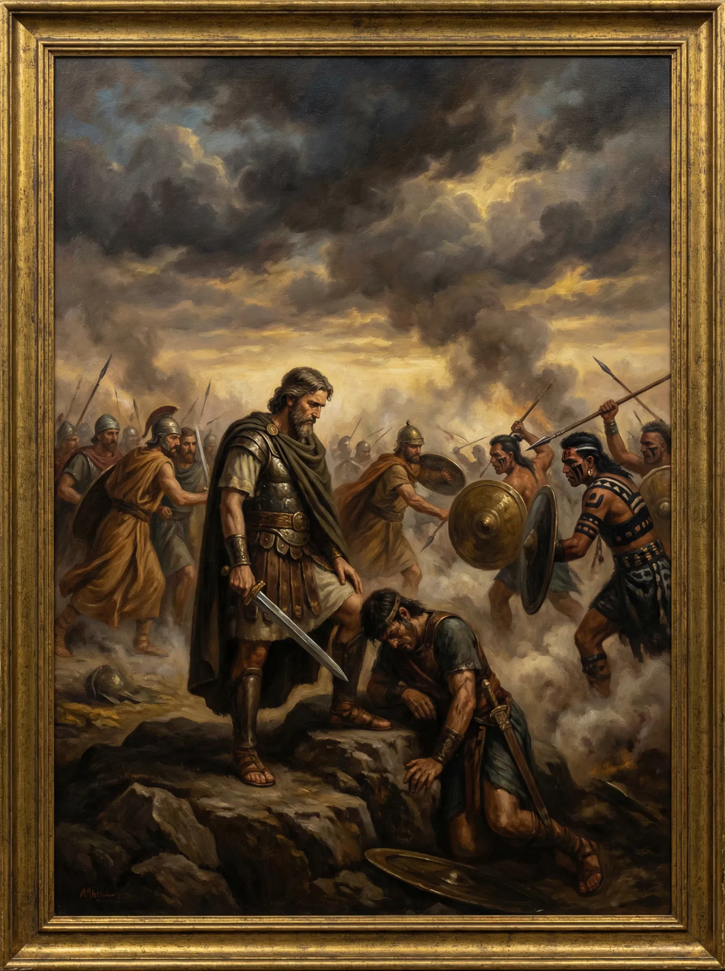 Lamanites' Curse; Amlicites Mark Themselves; Battles Ensue