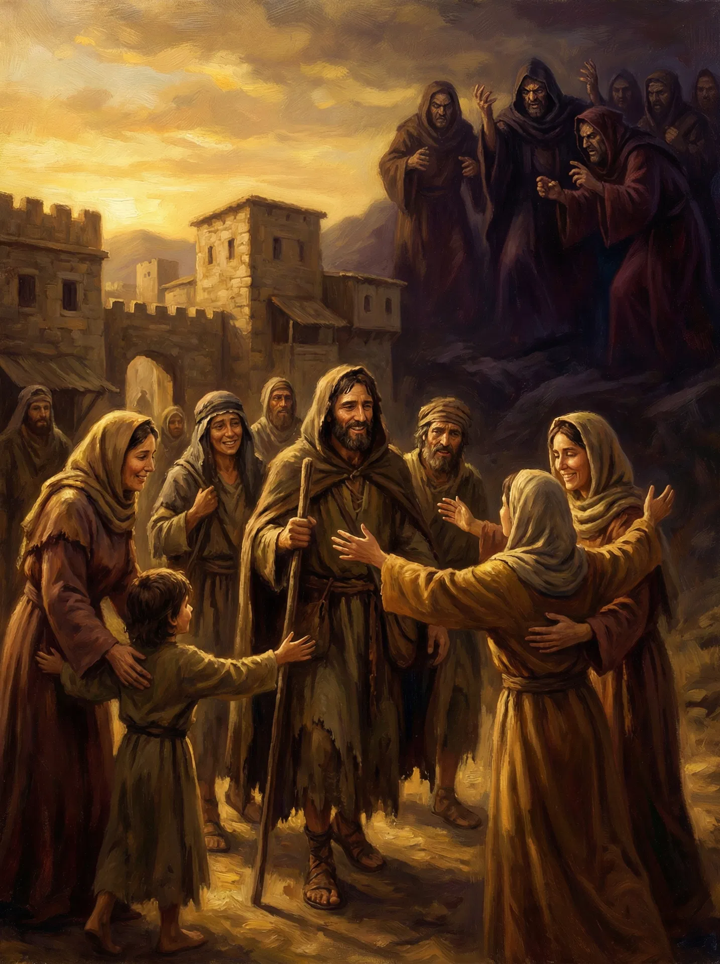 Zoramites Expel Converts; Alma Grieves for People