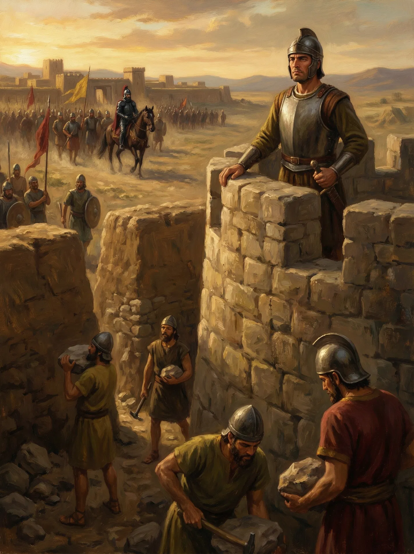 Amalickiah Incites War; Moroni Fortifies and Inspires