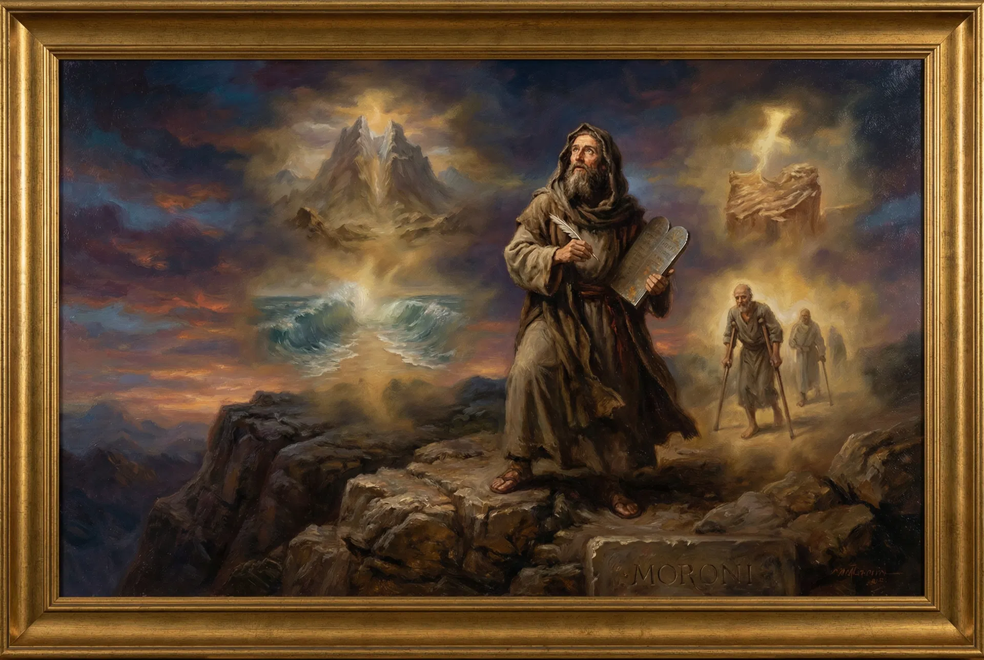 Moroni's profound discourse on faith, hope, and how weakness can become strength.