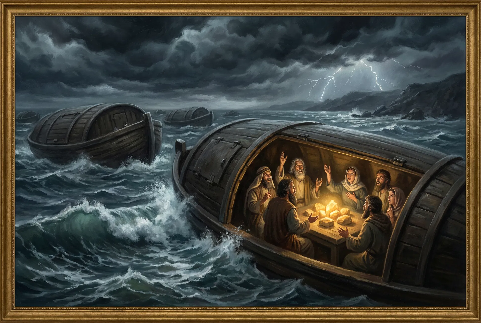 Jaredites cross the great deep, land in promised land, and choose a king.