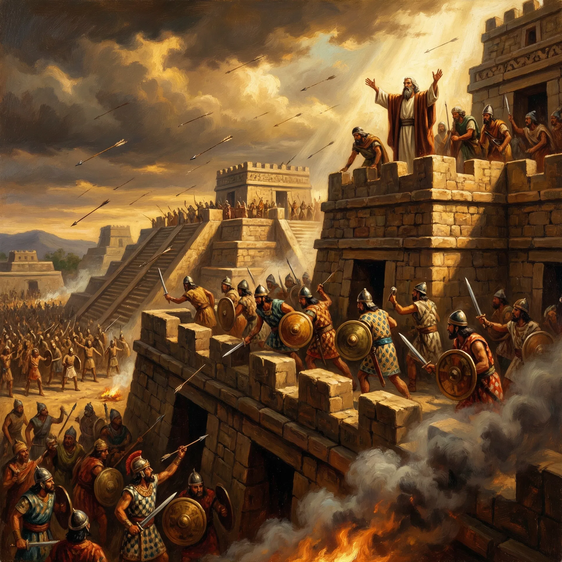 Nephites Keep the Law, Prosper