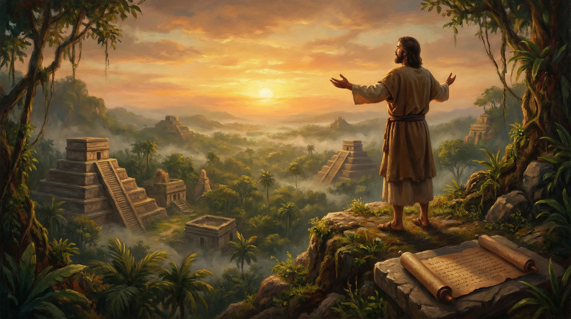 Moroni testifies of an unchangeable God of miracles and calls all to repent.