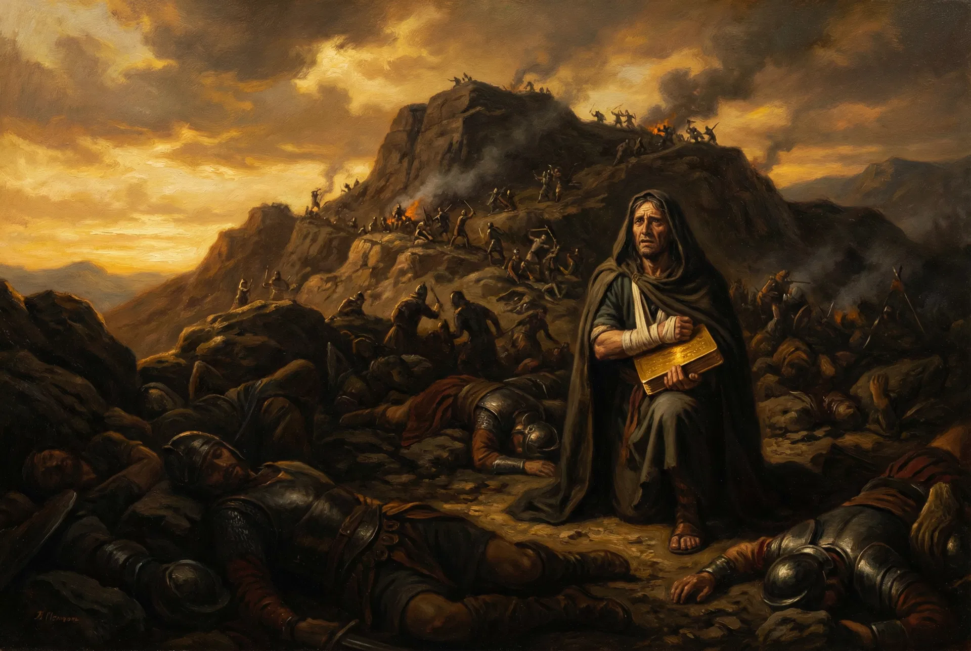 The Final Battle at Cumorah: Mormon's Lament and the Nephite Destruction