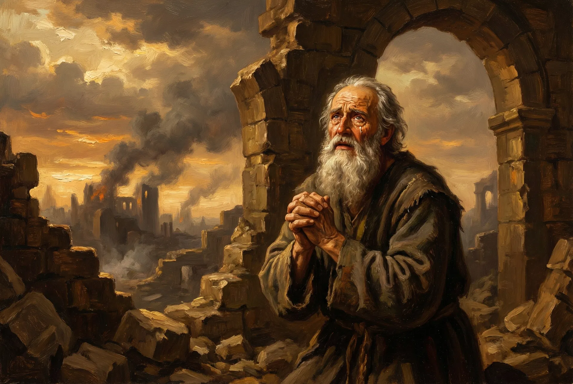 Mormon's sorrowful epistle to Moroni detailing the Nephites' extreme wickedness and depravity