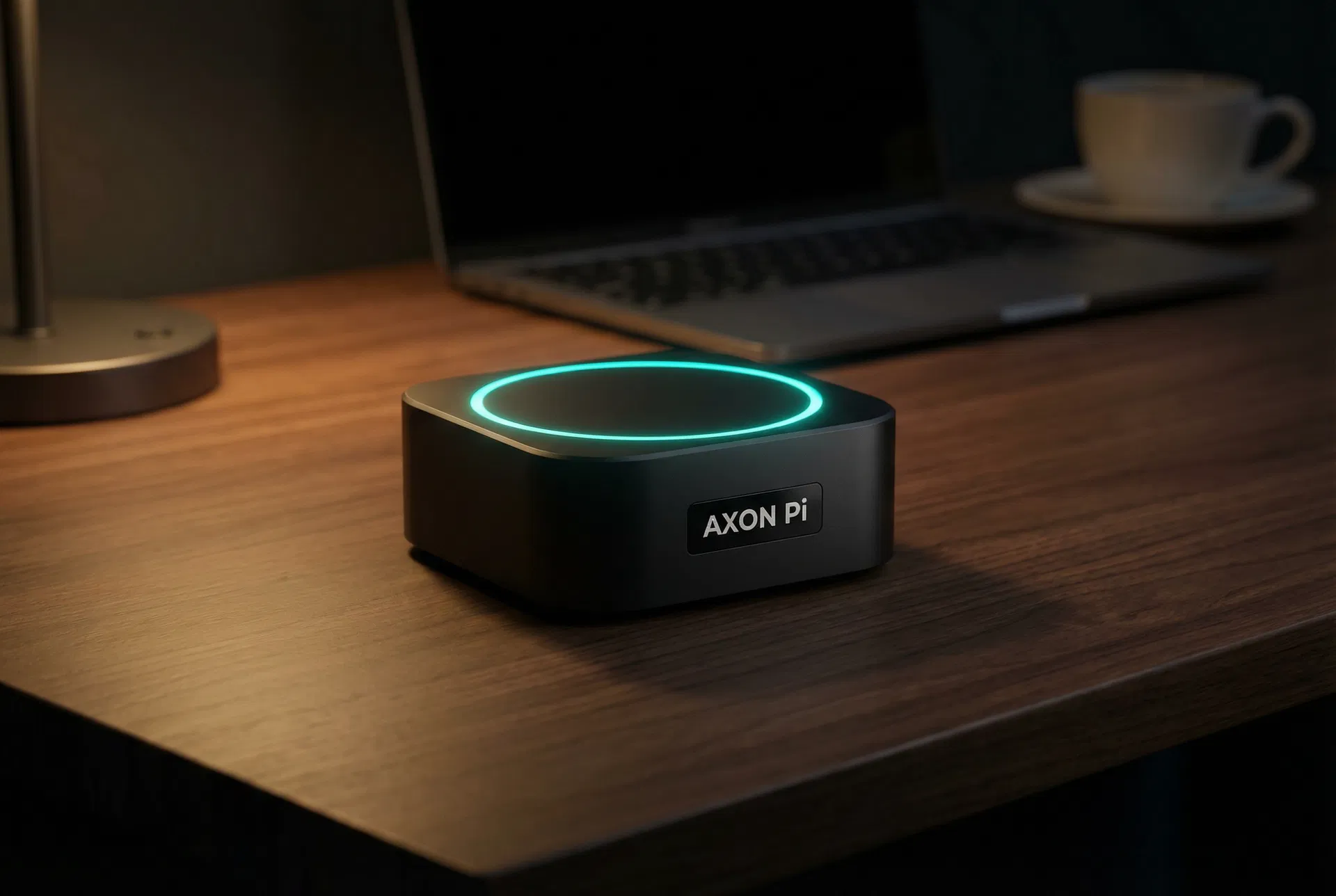 AXON Pi on a desk