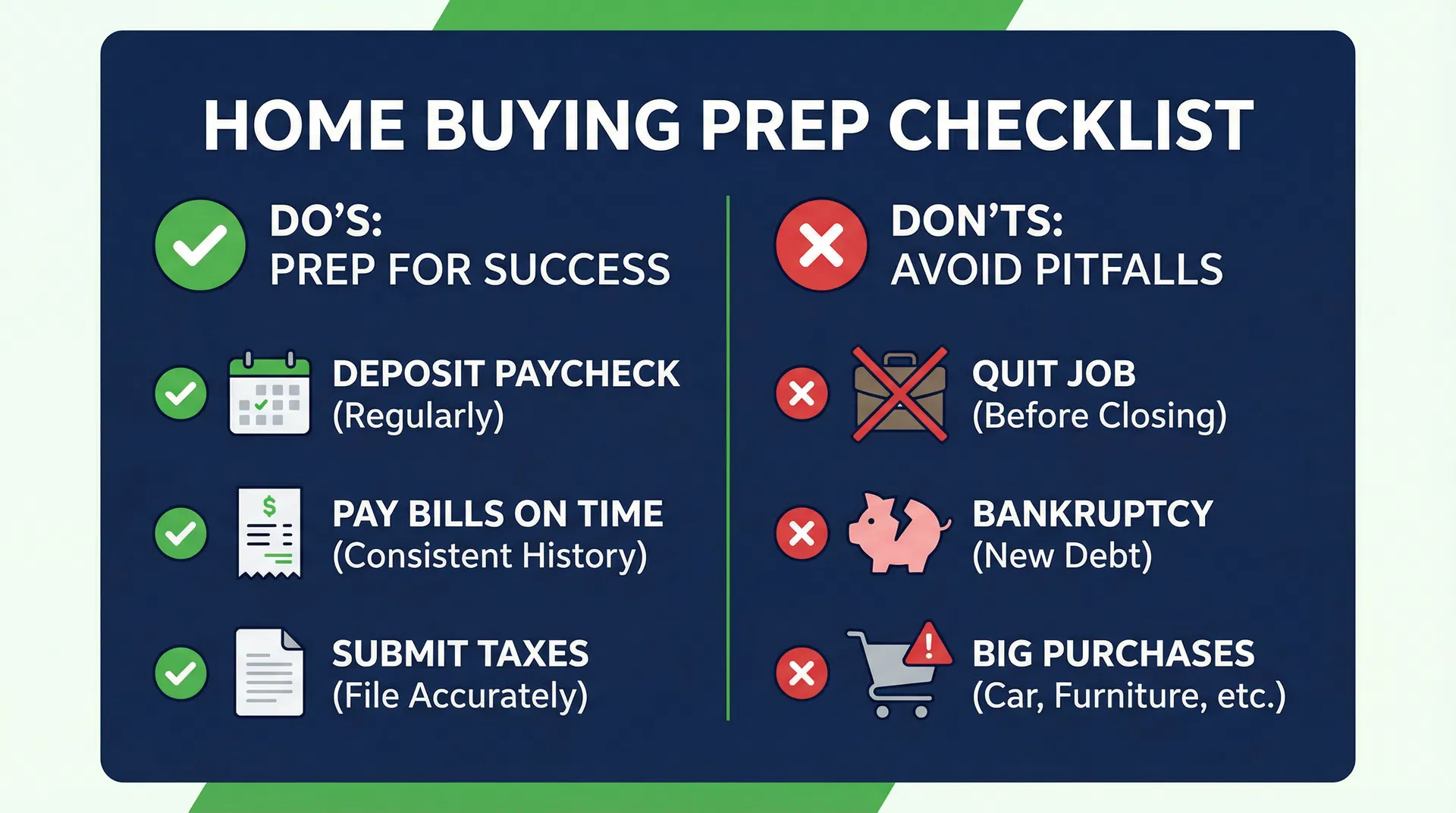 Do's and Don'ts Before Buying