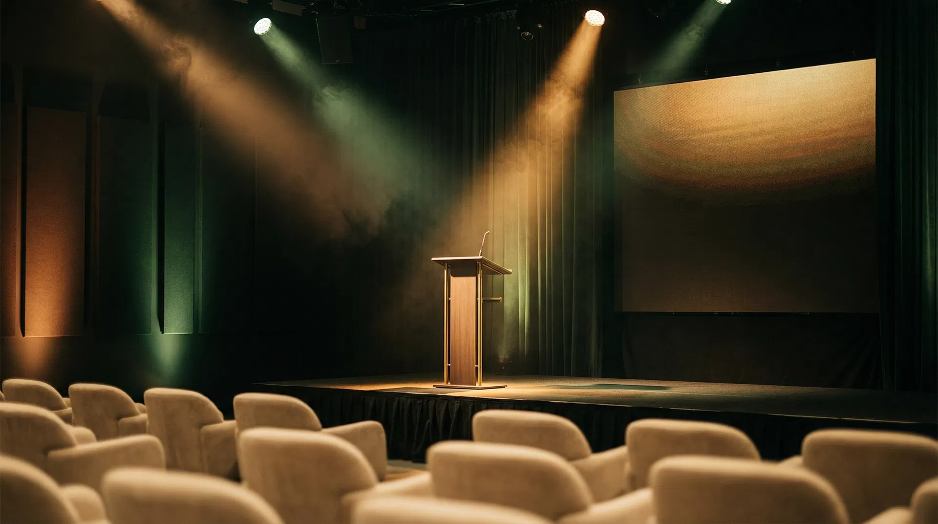 Conference stage