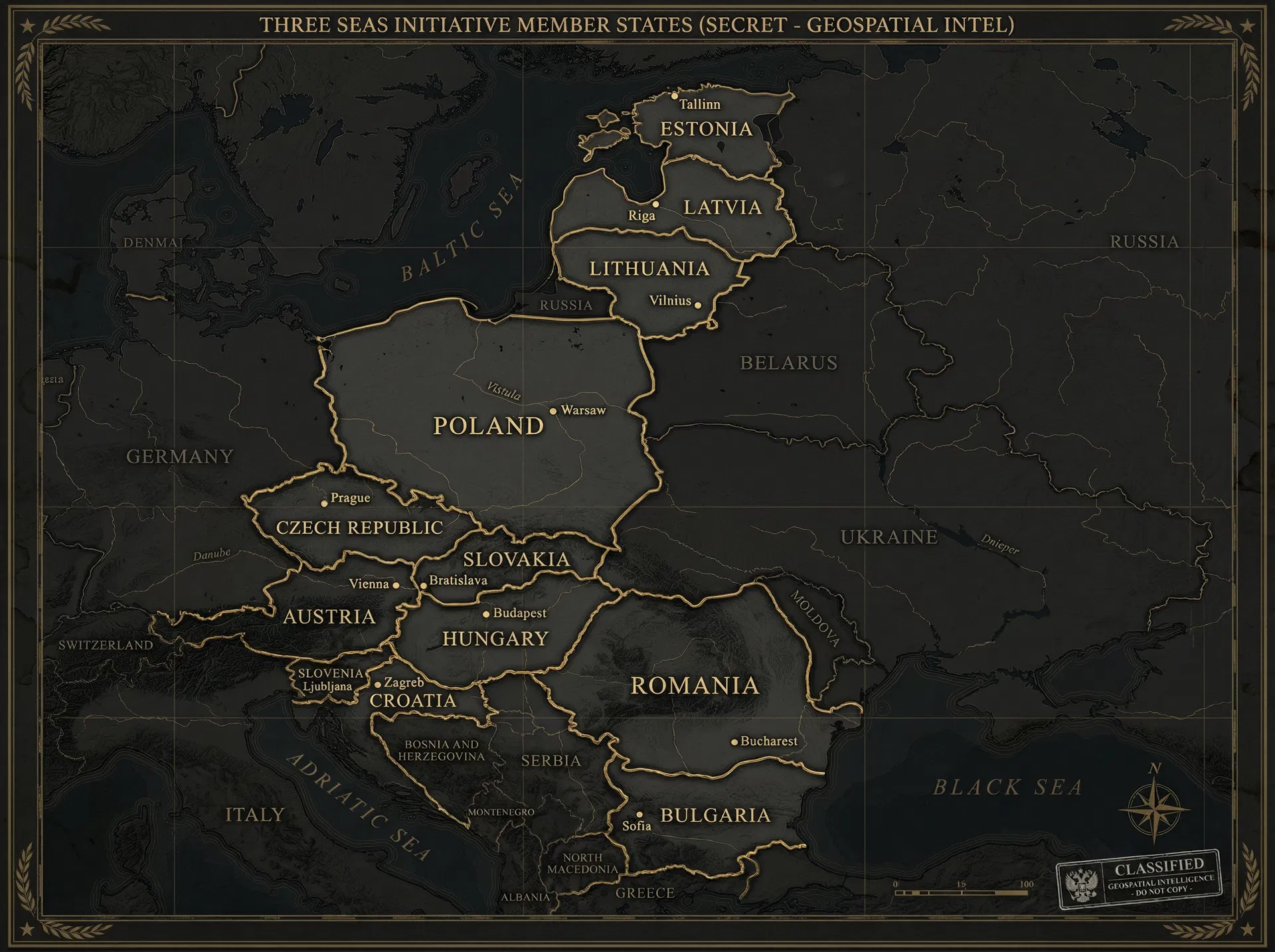 Three Seas Initiative member states