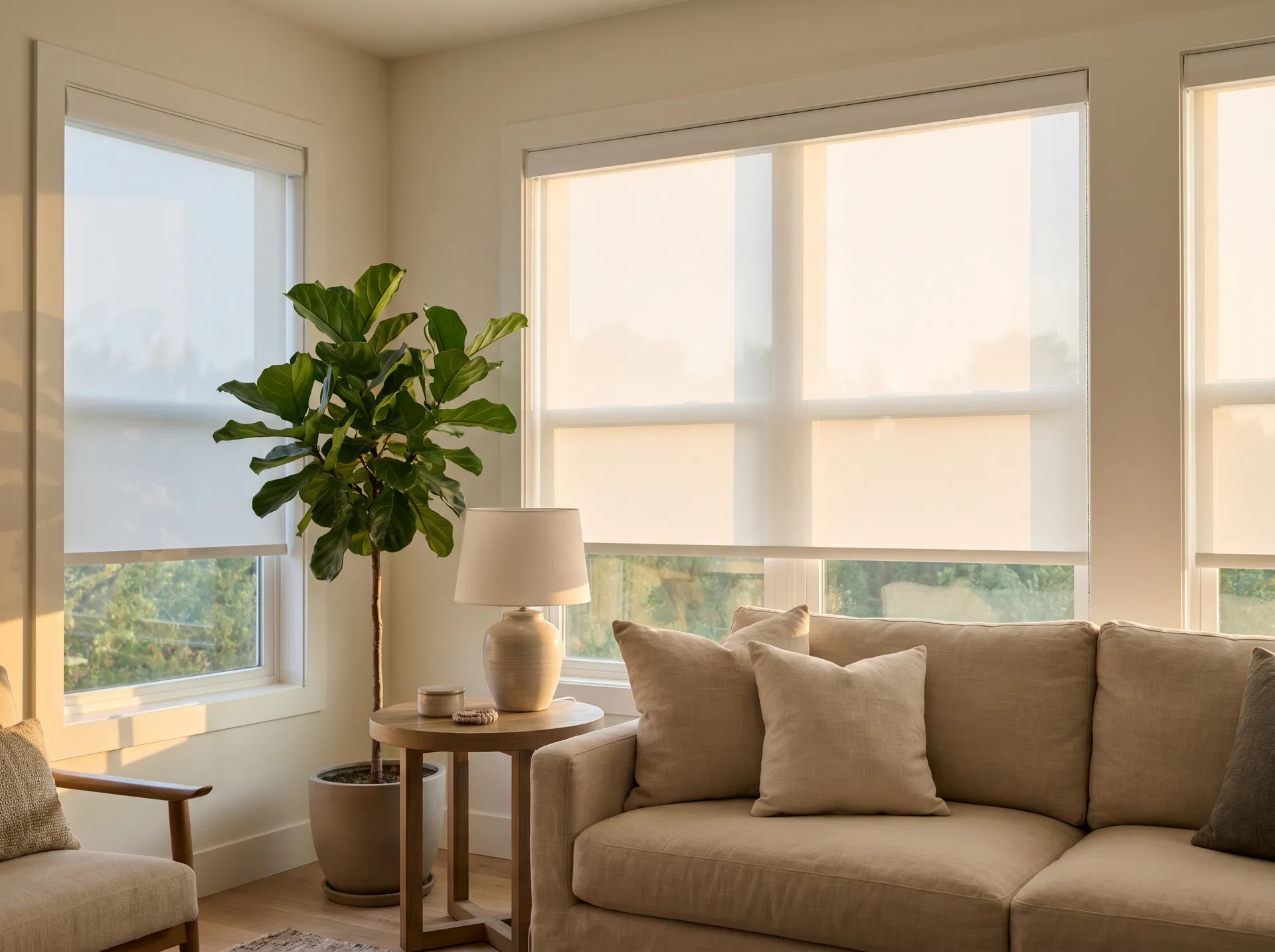 After — Roller Shades