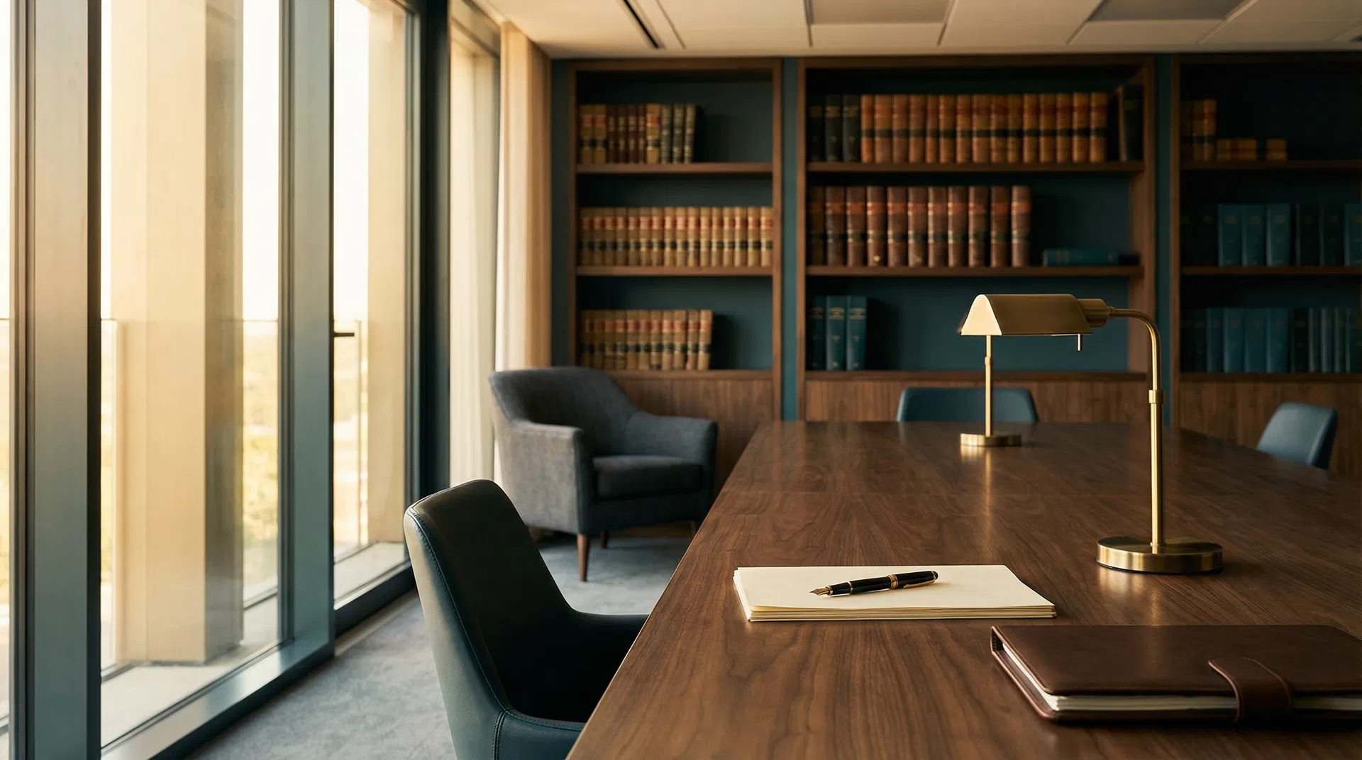 Professional law firm office