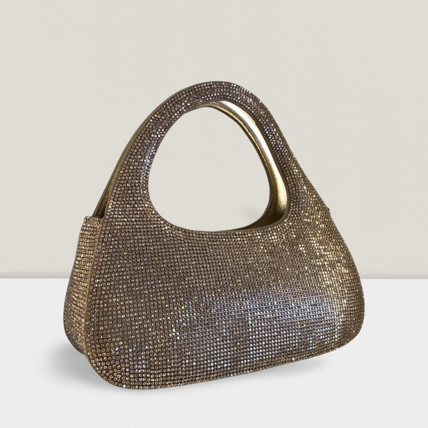 Clutch bolsinha dourada