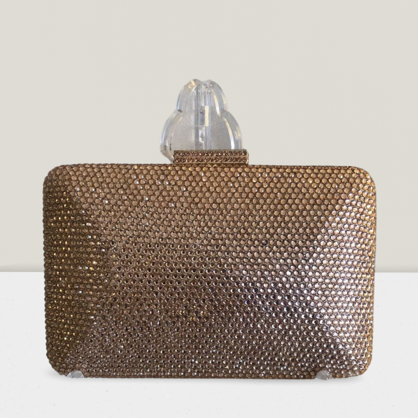 Clutch rosê pontos de luz