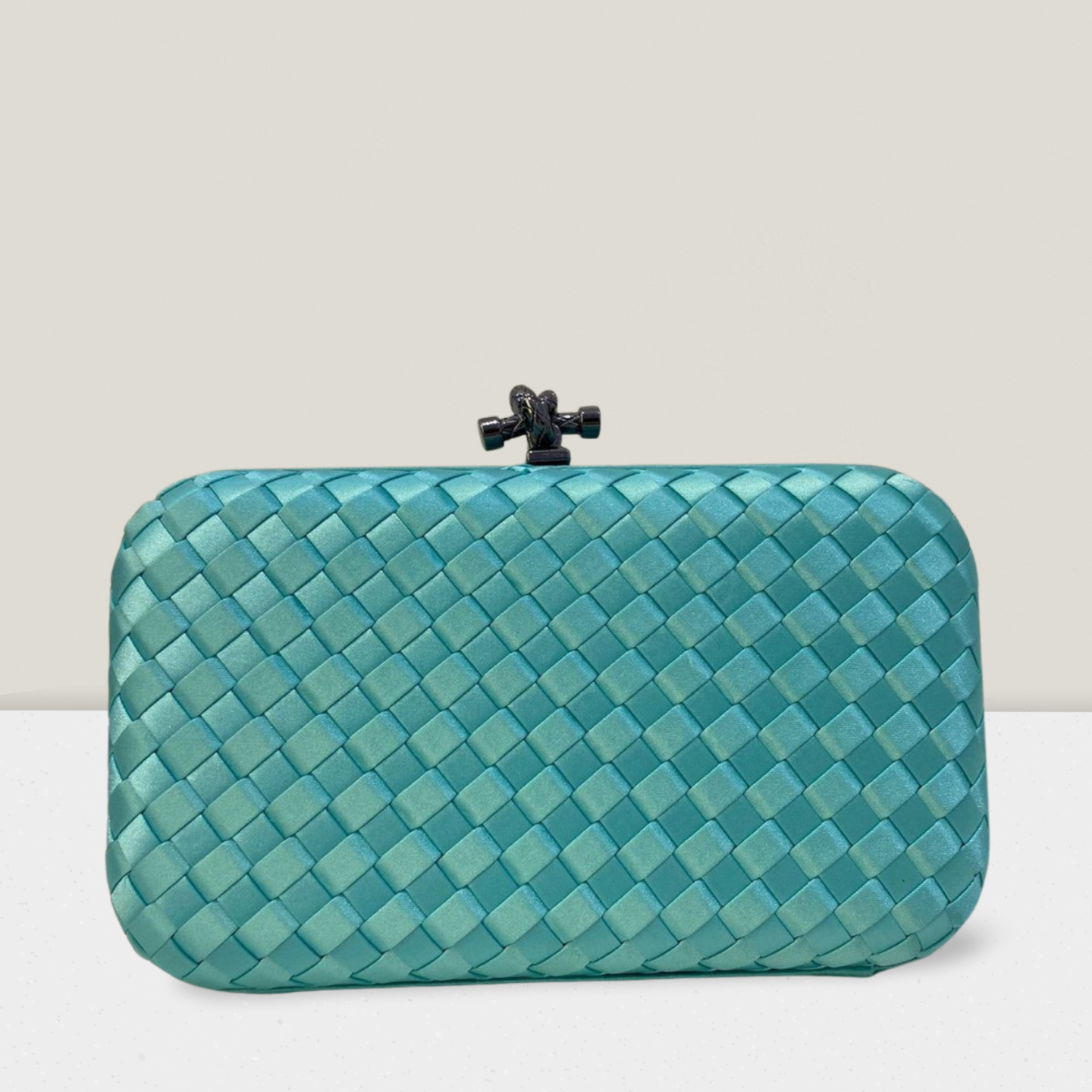 Clutch Tiffany trançada 