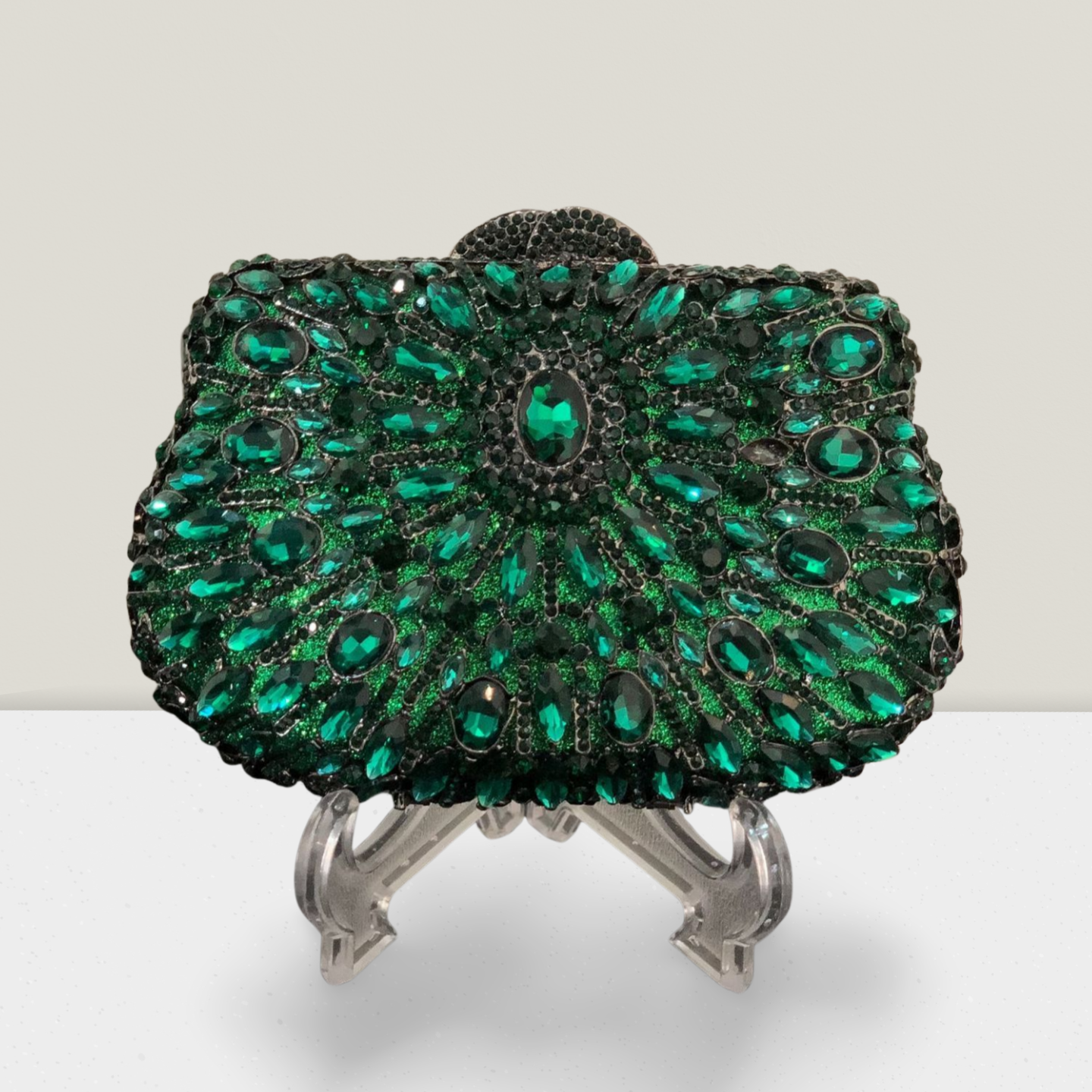 Clutch importada verde