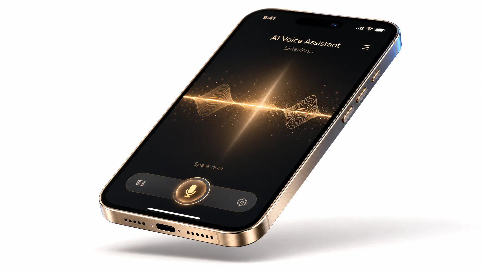 AI Voice Assistant on Premium Smartphone