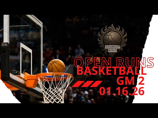 Open Run Game 2 January 16, 2026