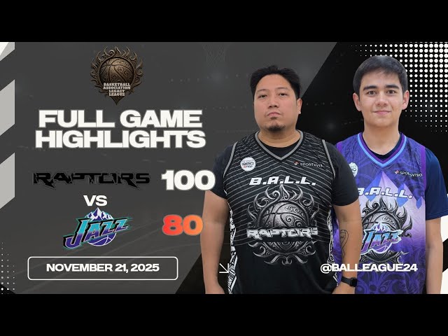 Playoffs Semifinal Round Gm 1: Raptors 2.0 (1) vs Jazz (4)