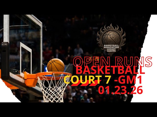 Open Run: Day 3 Game 2 Court 7 January 23, 2026