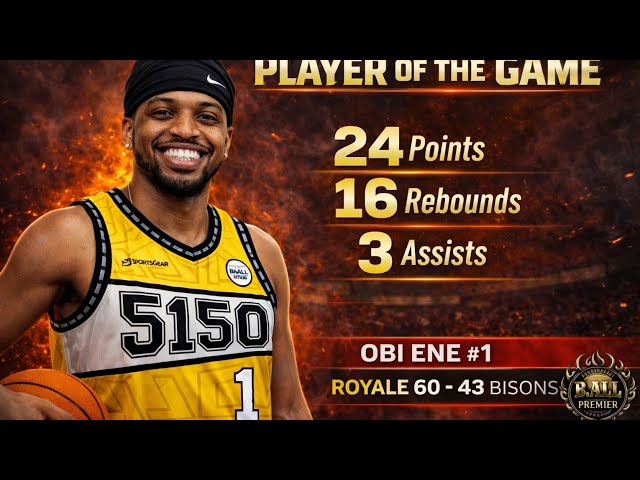 Player of the Game - Royale vs Bisons #1 Obi Ene