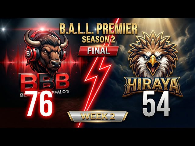 BBB DESTROYS Hiraya 76-54 😳 | B.A.L.L. Premier Season 2 Highlights