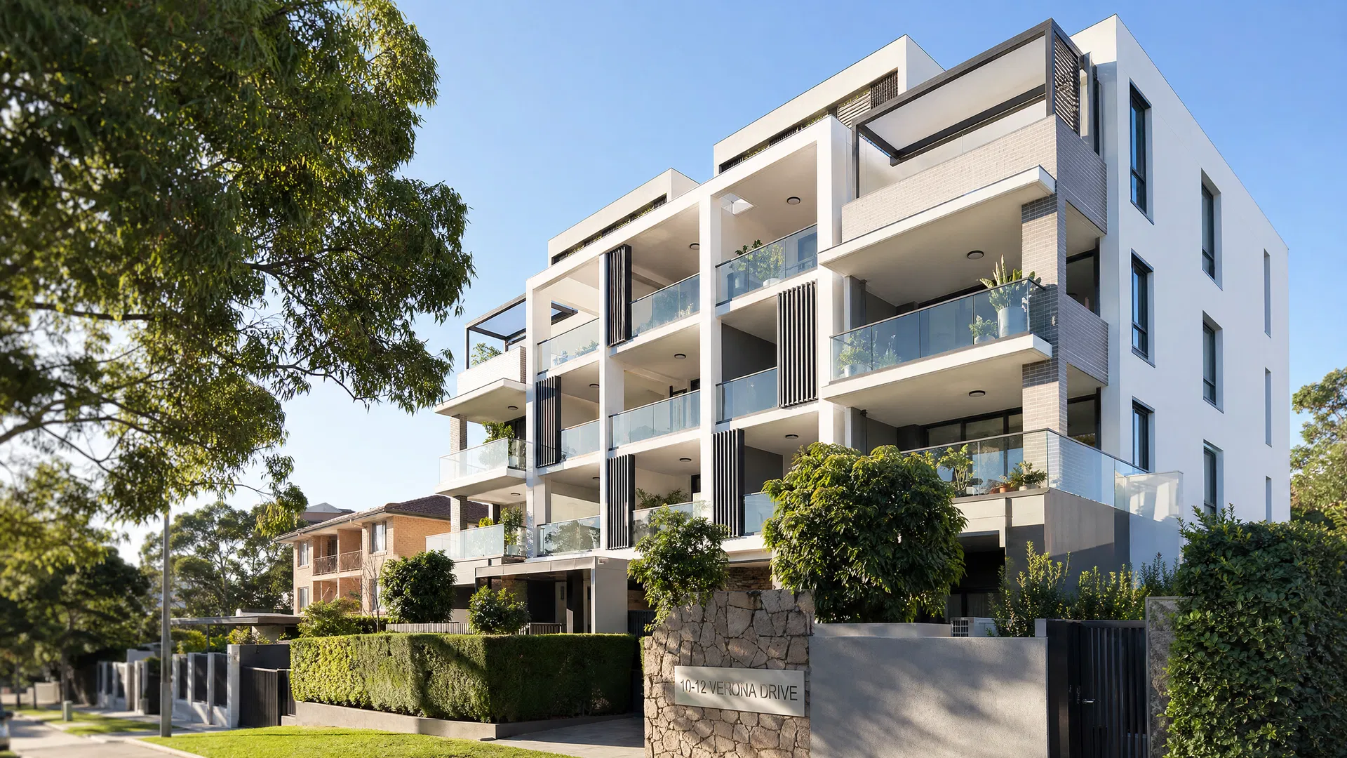 Modern Sydney apartment building