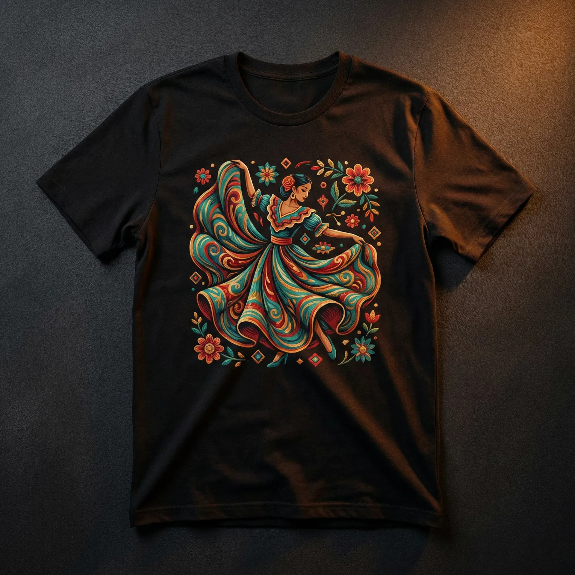 Folklorico Dance Tee