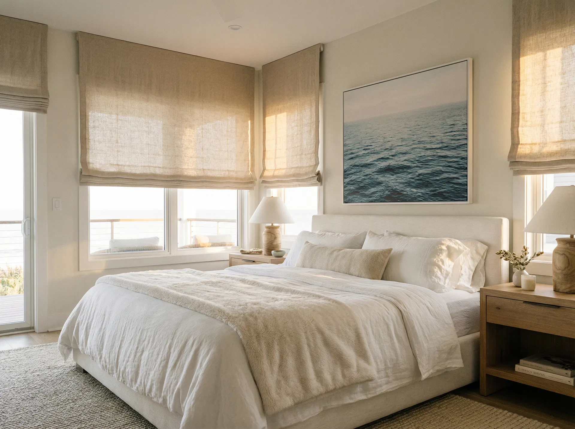 Roman Shades - custom window treatments by Isla Shades in Pinellas County