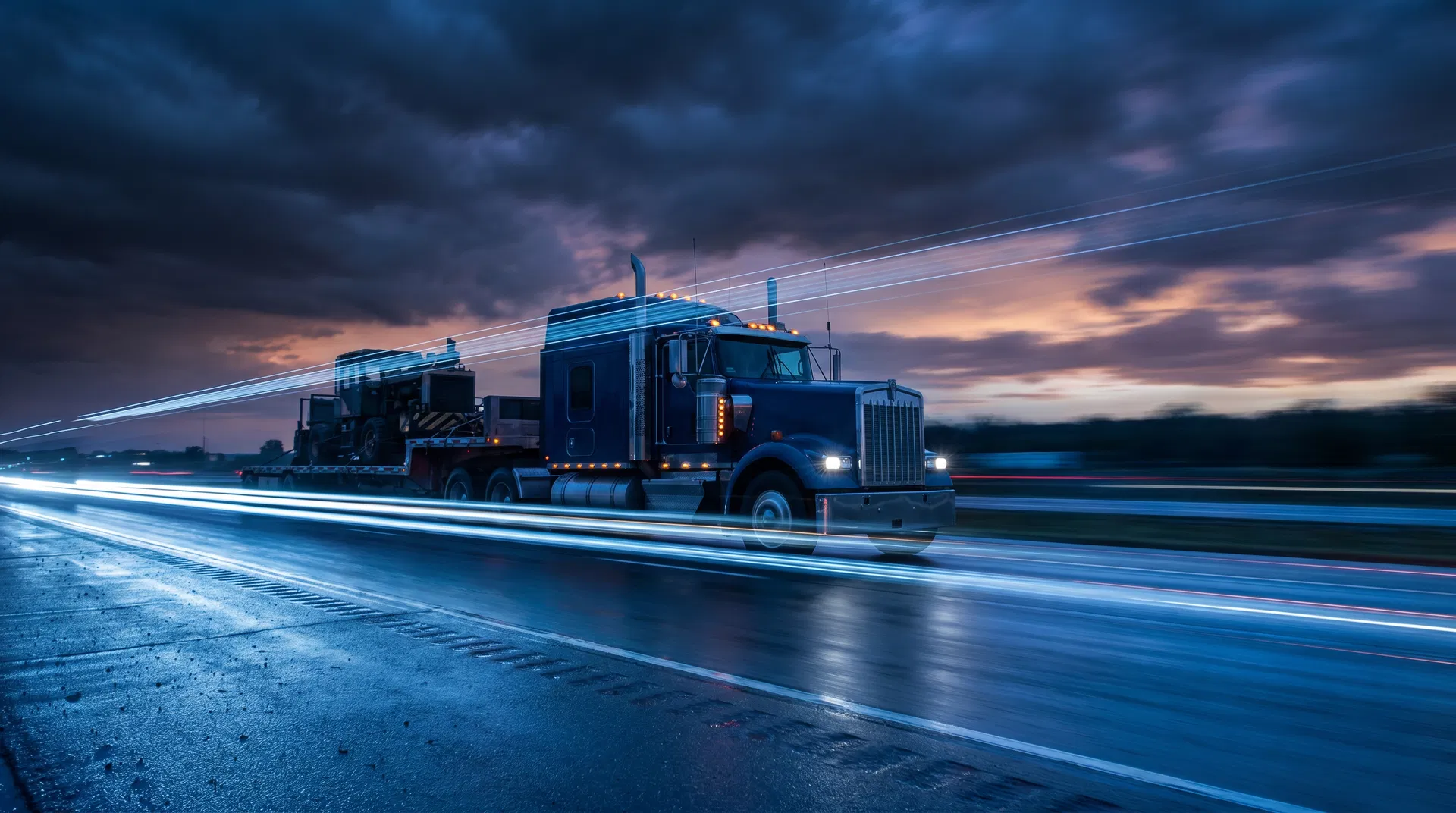 Caminhão na estrada