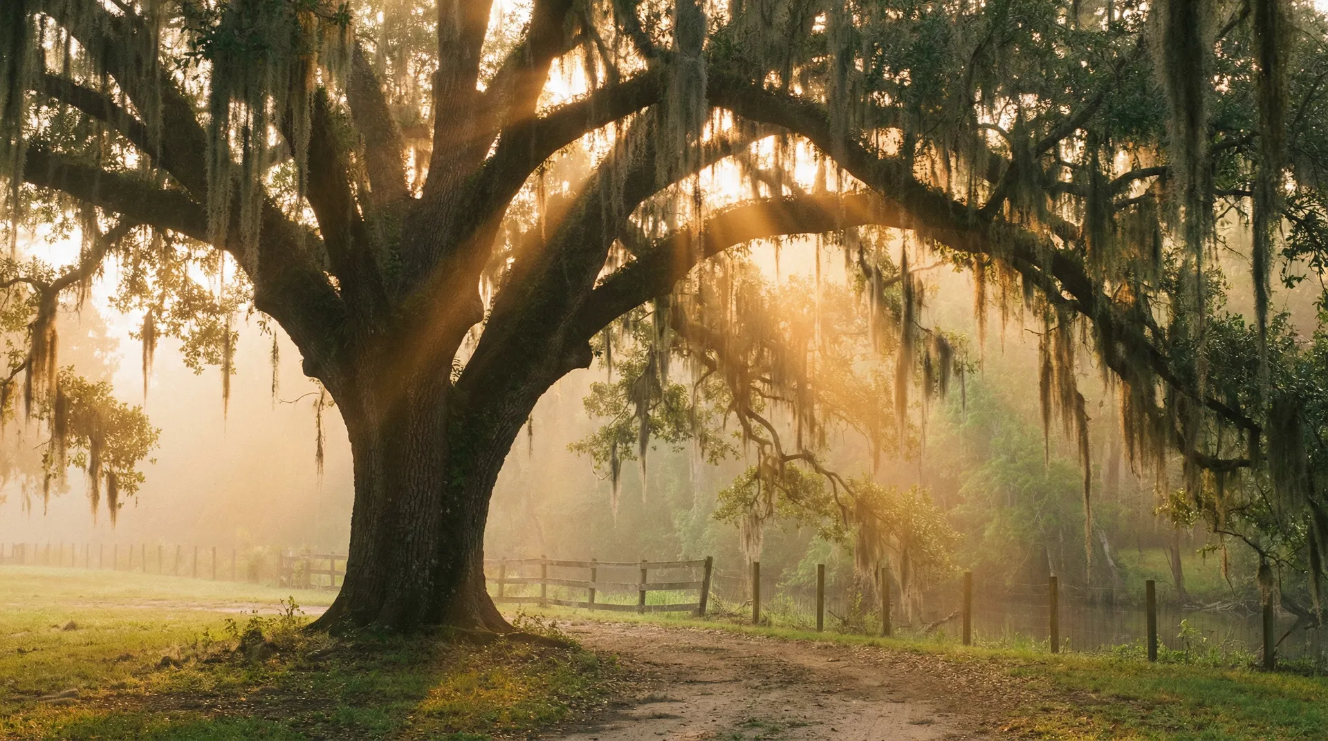 Louisiana oak tree