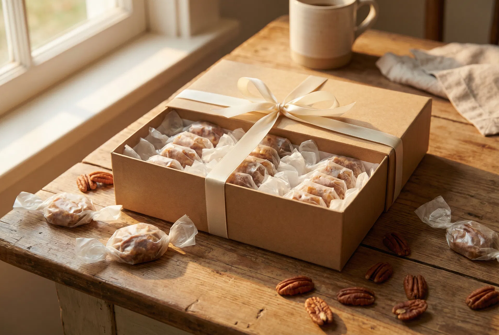 Gift box of pralines