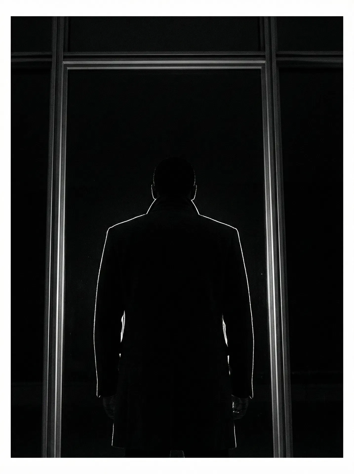Executive silhouette — the power of presence