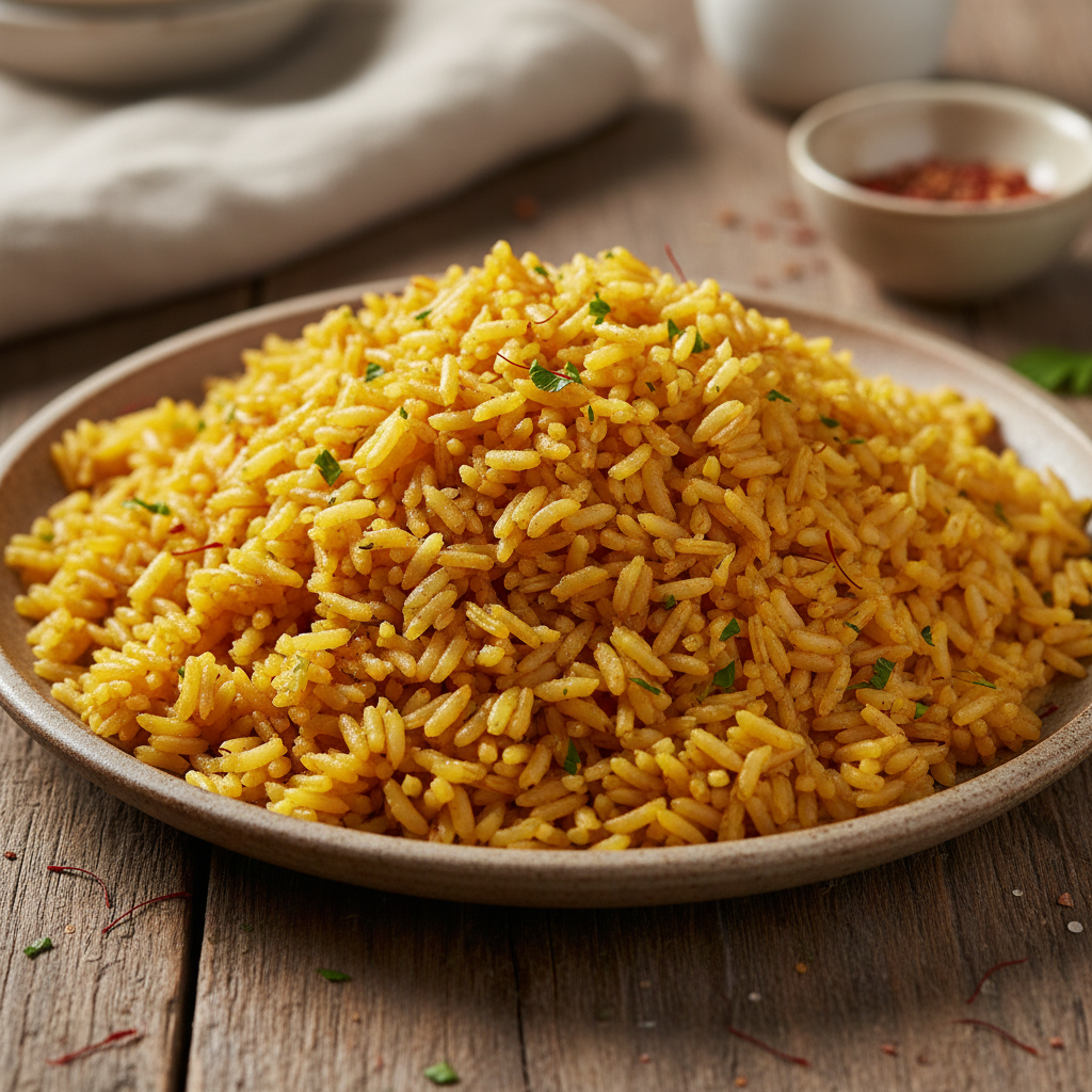 Foto da receita Arroz Dourado com Açafrão