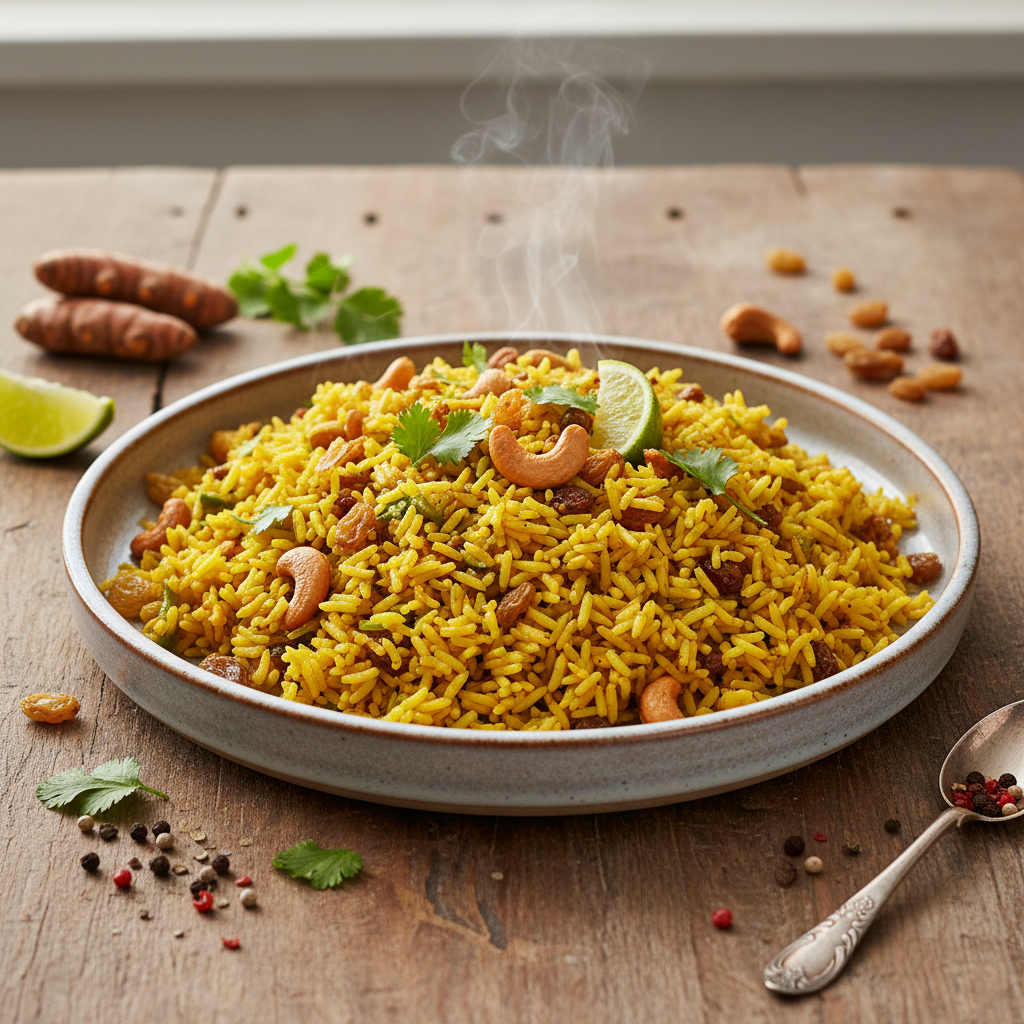 Foto da receita Arroz Dourado com Cúrcuma