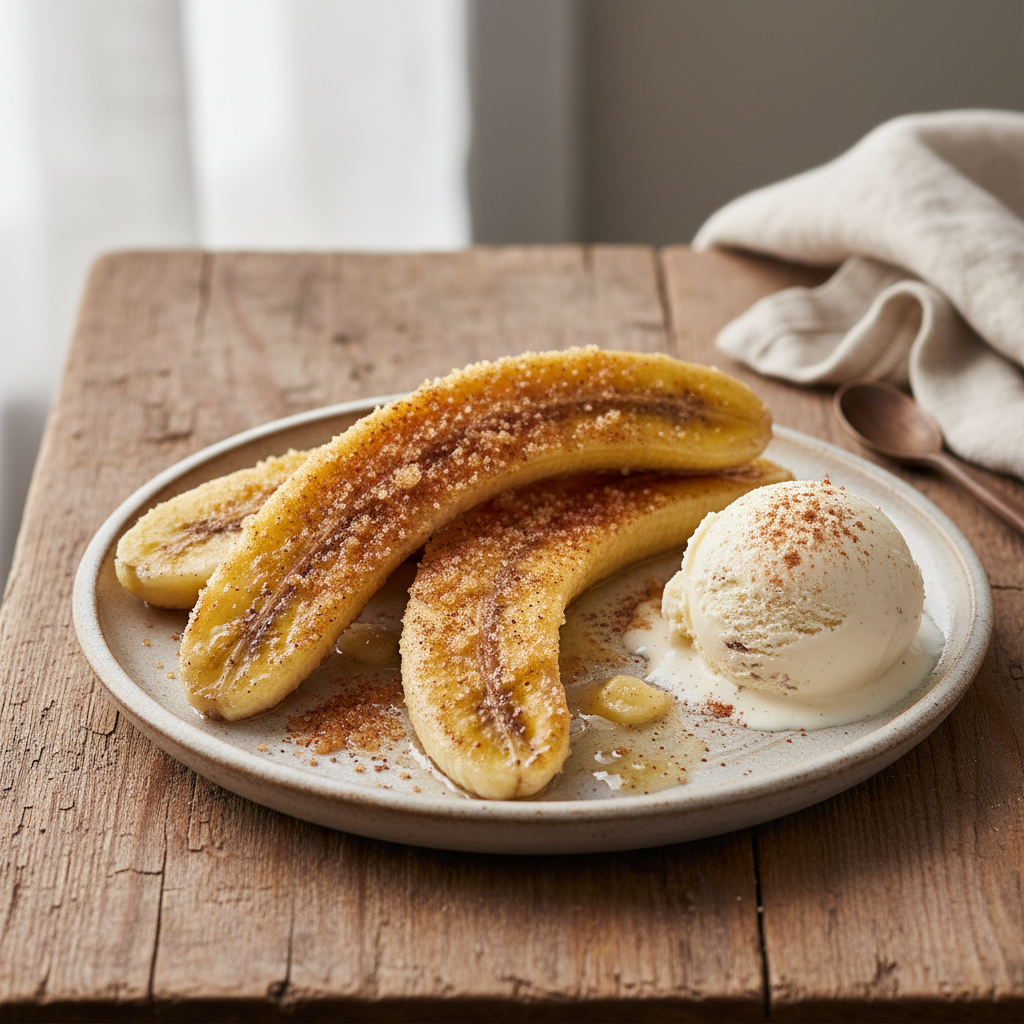 Foto da receita Banana Assada com Demerara e Canela