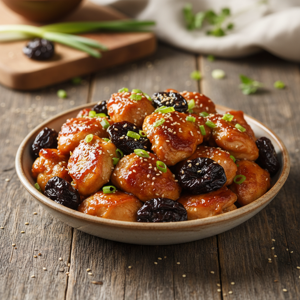Foto da receita Frango com Ameixas ao Molho Agridoce