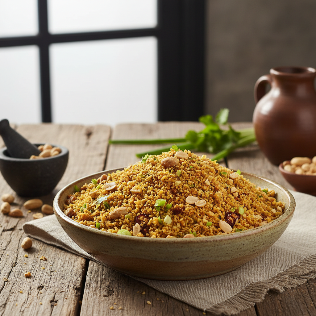 Foto da receita Farofa Crocante de Amendoim