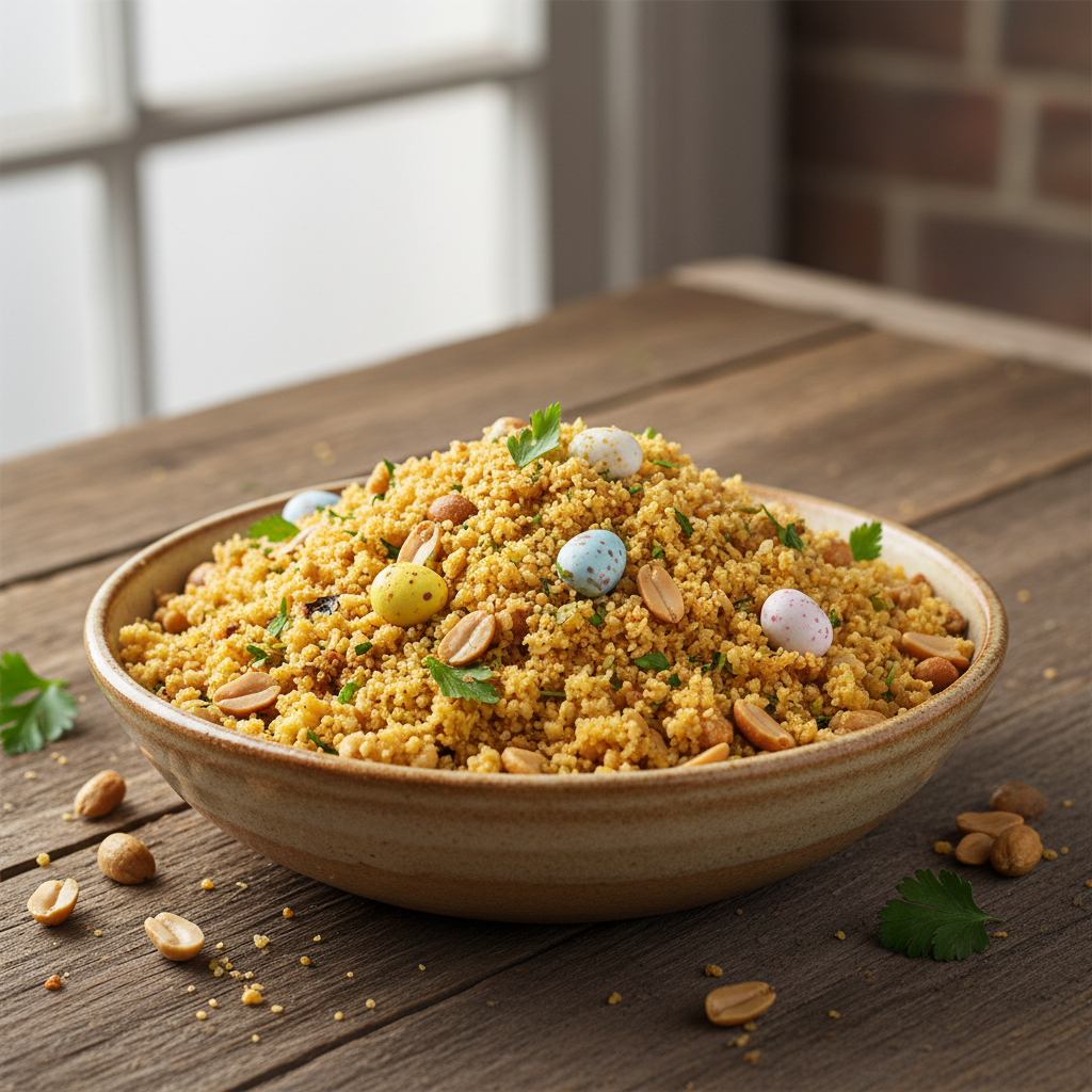 Foto da receita Farofa Crocante de Amendoim Ovinho