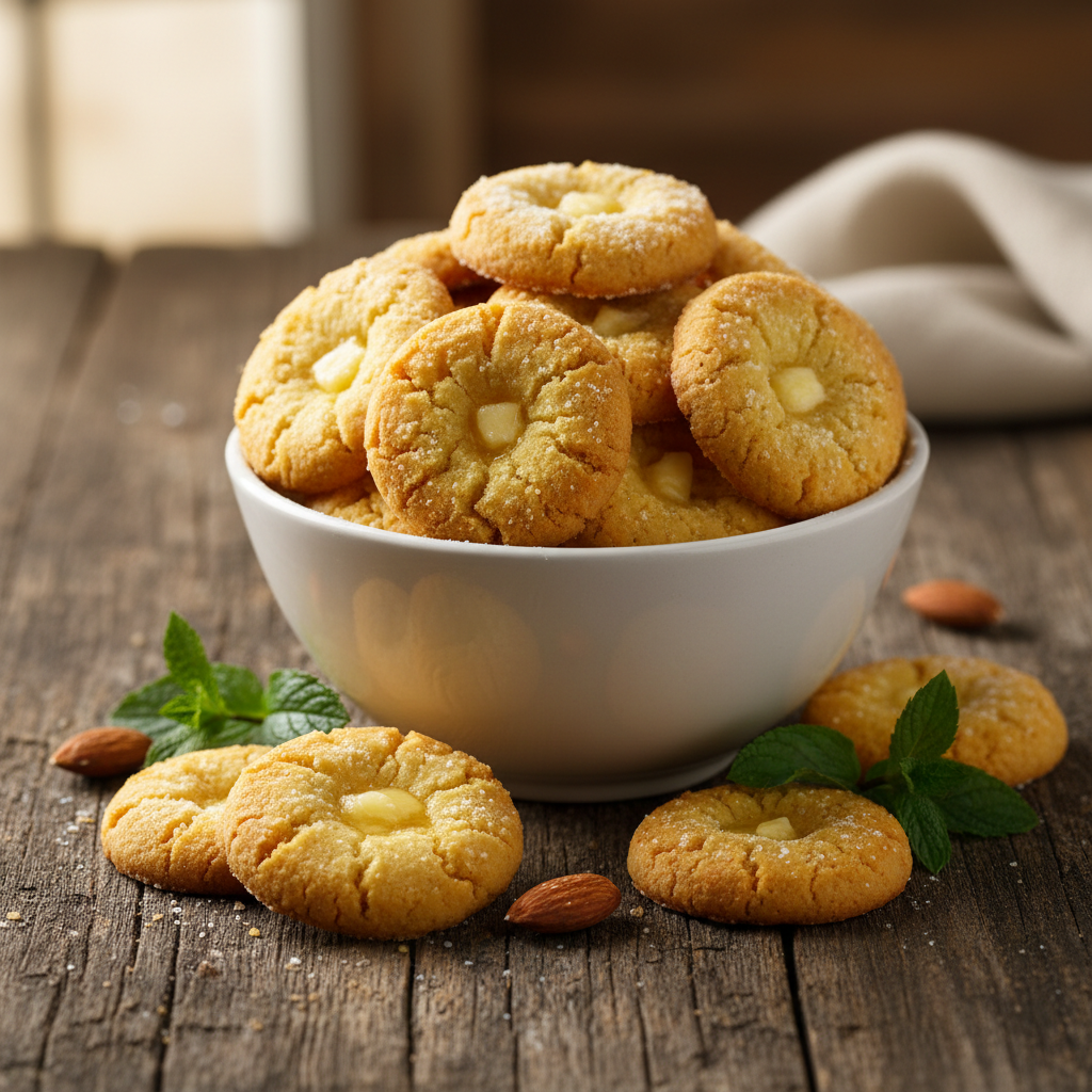 Foto da receita Biscoitos Amanteigados Crocantes