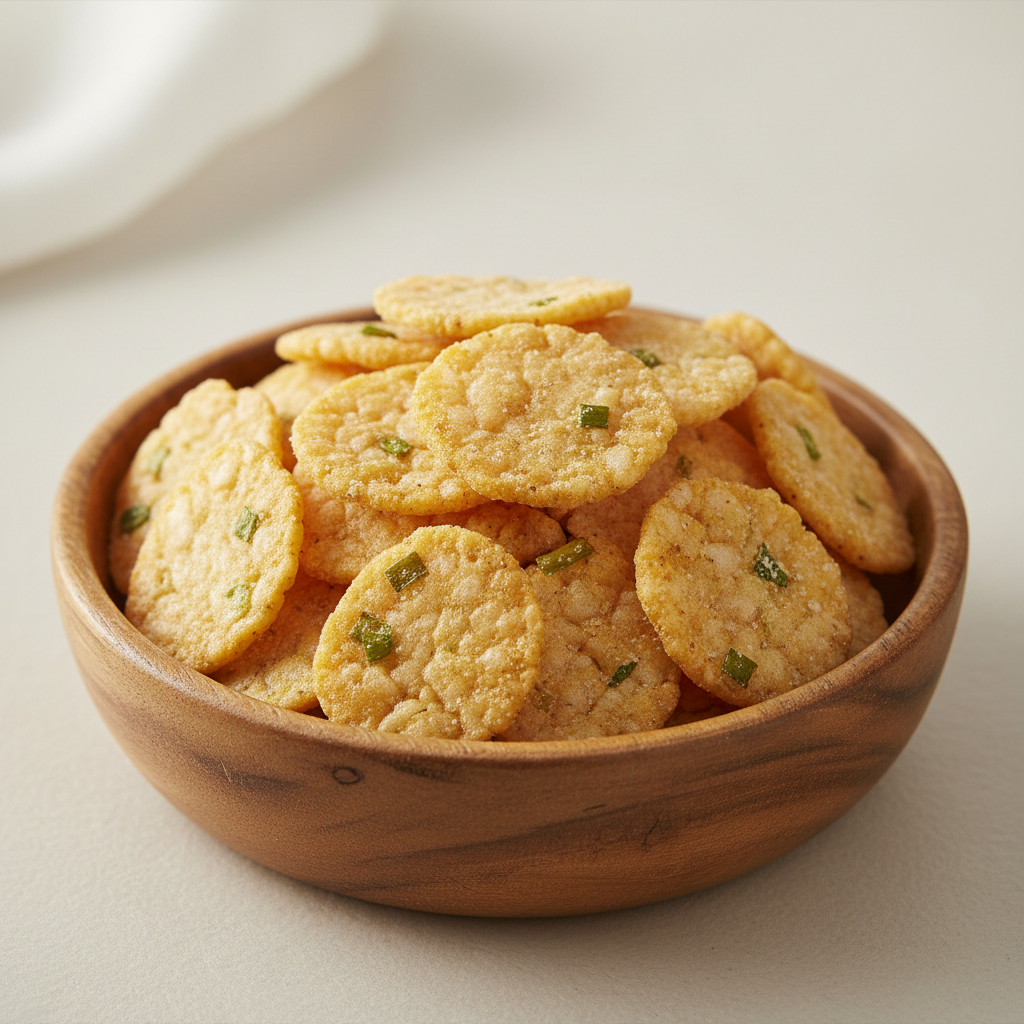 Biscoito de Arroz Granel Sabor Cebola