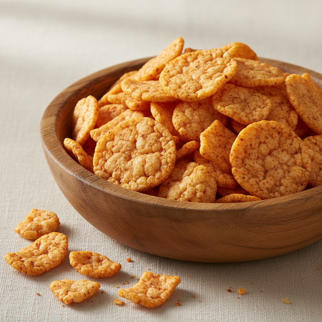Biscoito De Arroz Sabor Tomate