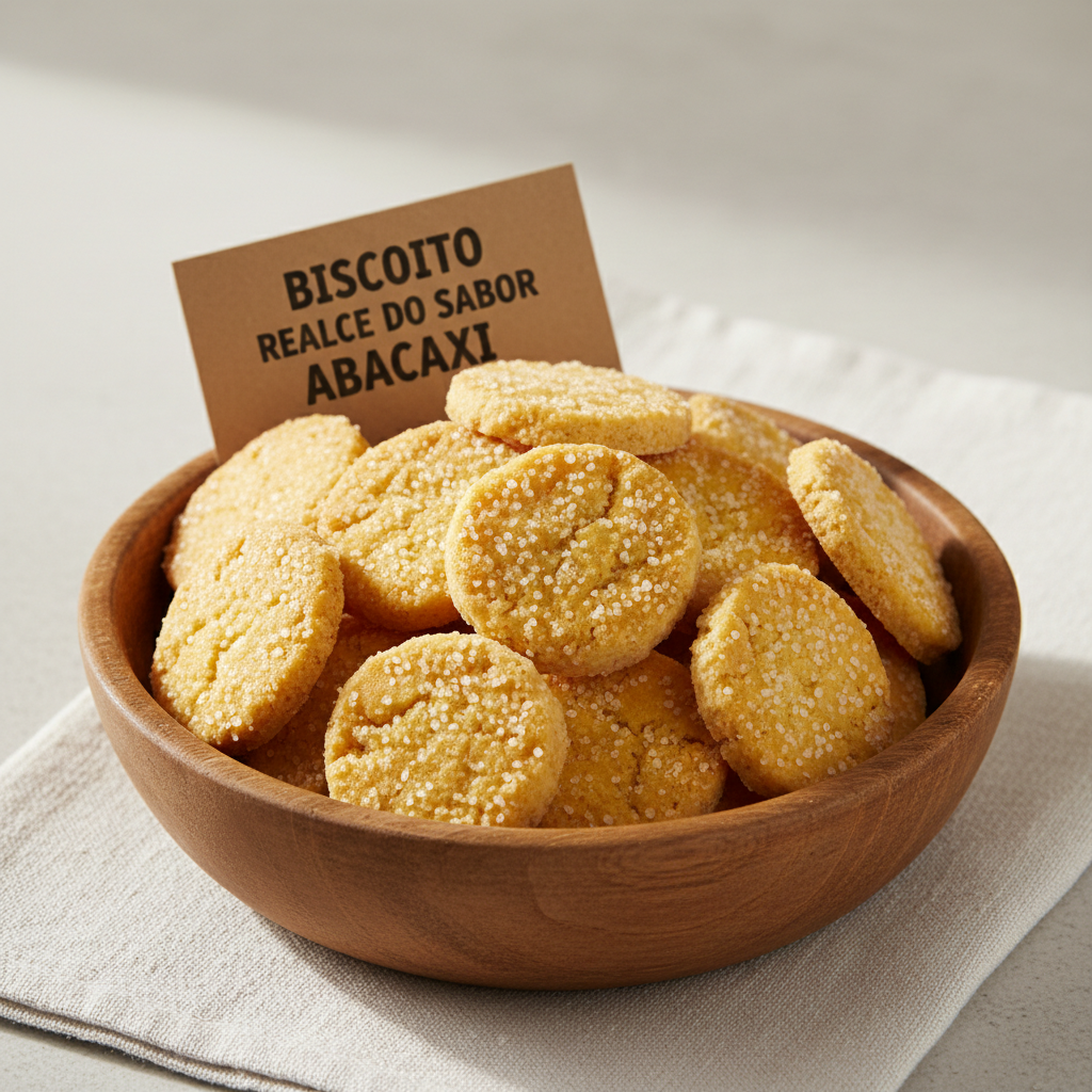 BISCOITO REALCE DO SABOR ABACAXI